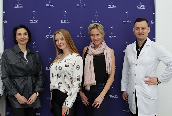 Участницы конкурса "Миссис Бизнес Сестрорецк" в клинике PARADA